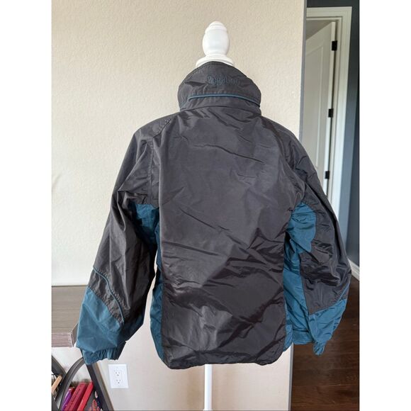 Vintage 90’s Columbia Bugaboo Ski SnowJacket Women’s M Two-Tone Teal Black - Picture 3 of 8